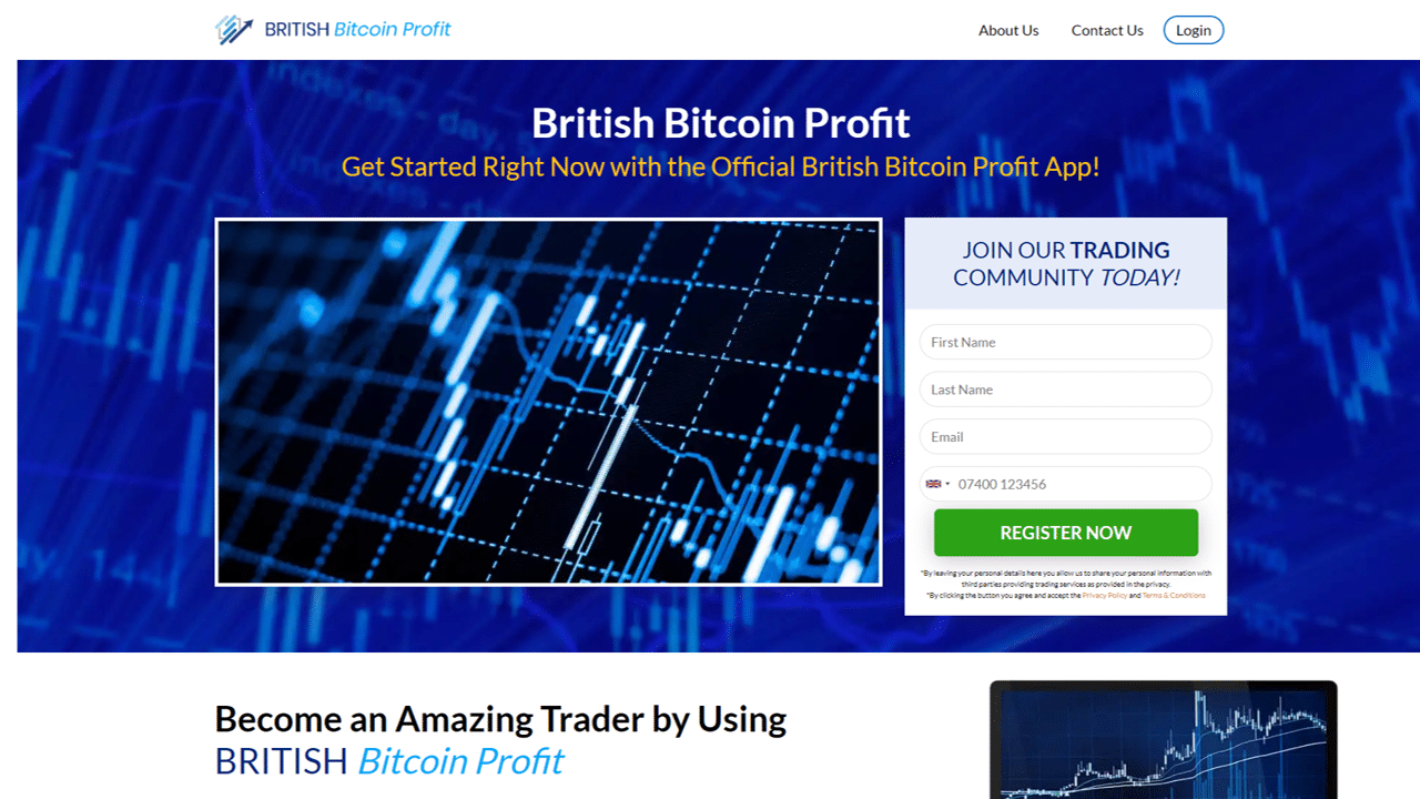 vista del trading grafico bitcoin