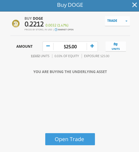 buy dogecoin etoro