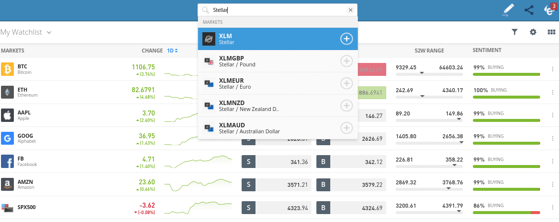 buy stellar etoro