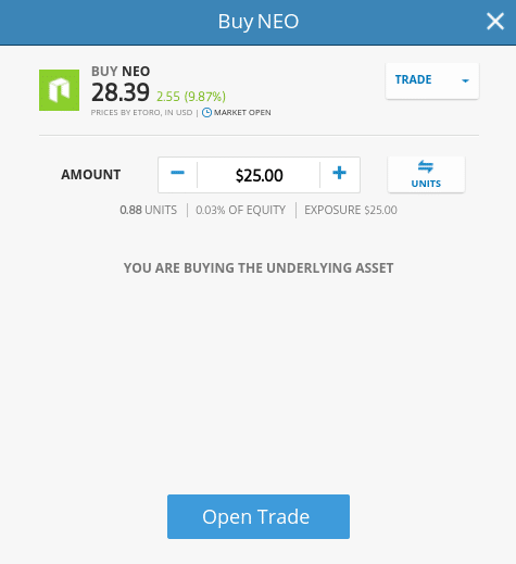 buy neo etoro