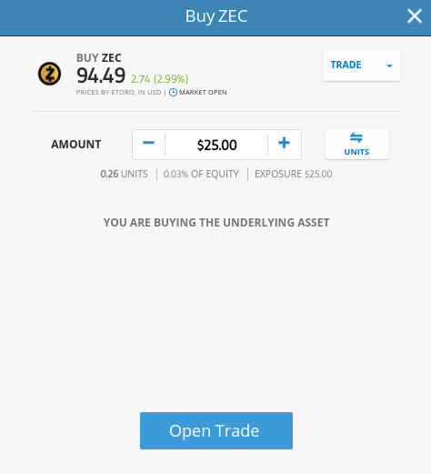 buy zcash uk etoro