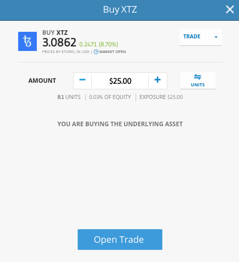 buy tezos from etoro