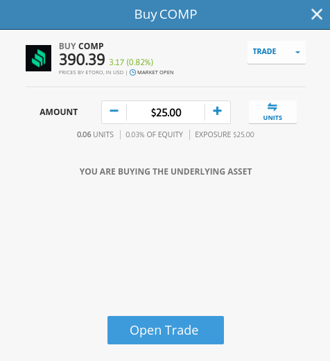 buy compound at etoro