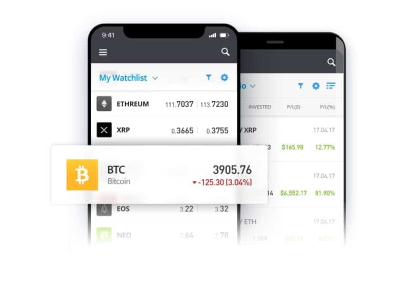 eToro free stock trading app UK