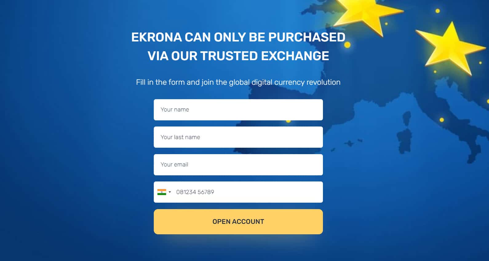 Ekrona Cryptocurrency