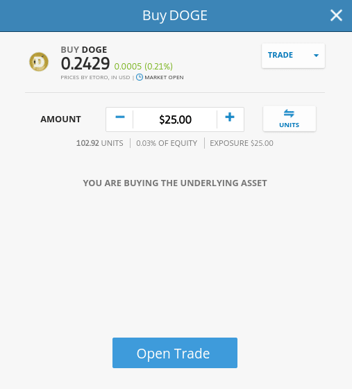 trade dogecoin etoro