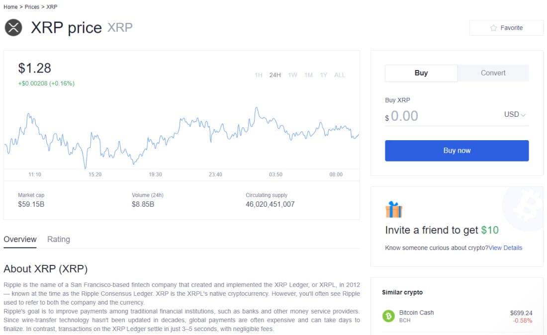 investește în xrp uk