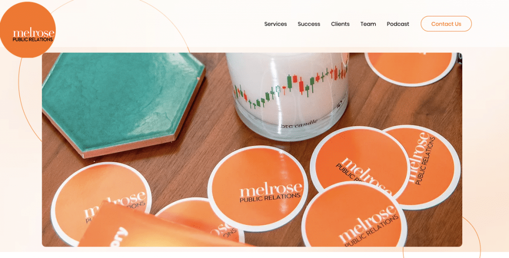 Melrose PR best crypto marketing agencies