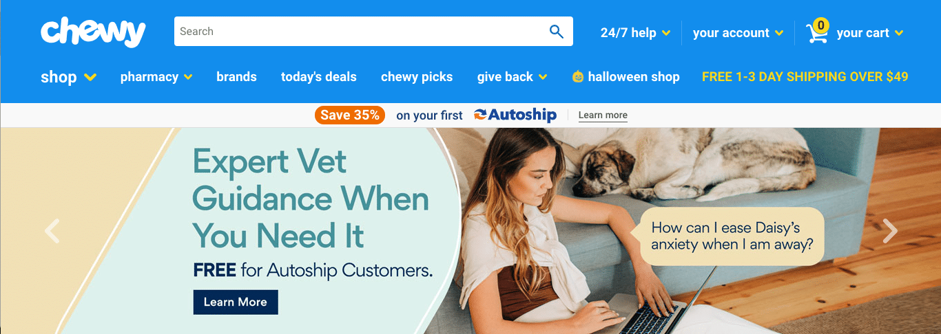 chewy website