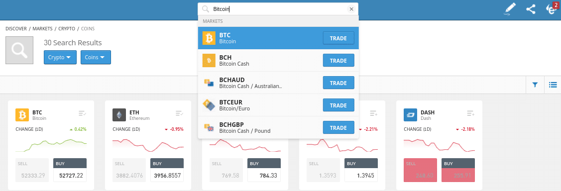 buy bitcoin etoro