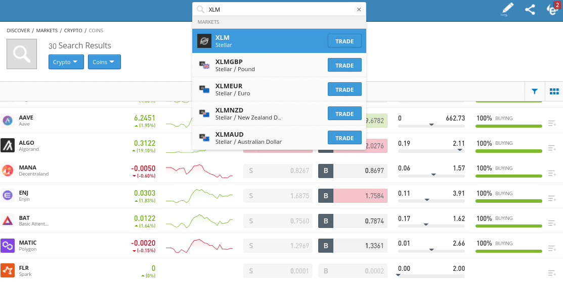 buy stellar lumens etoro