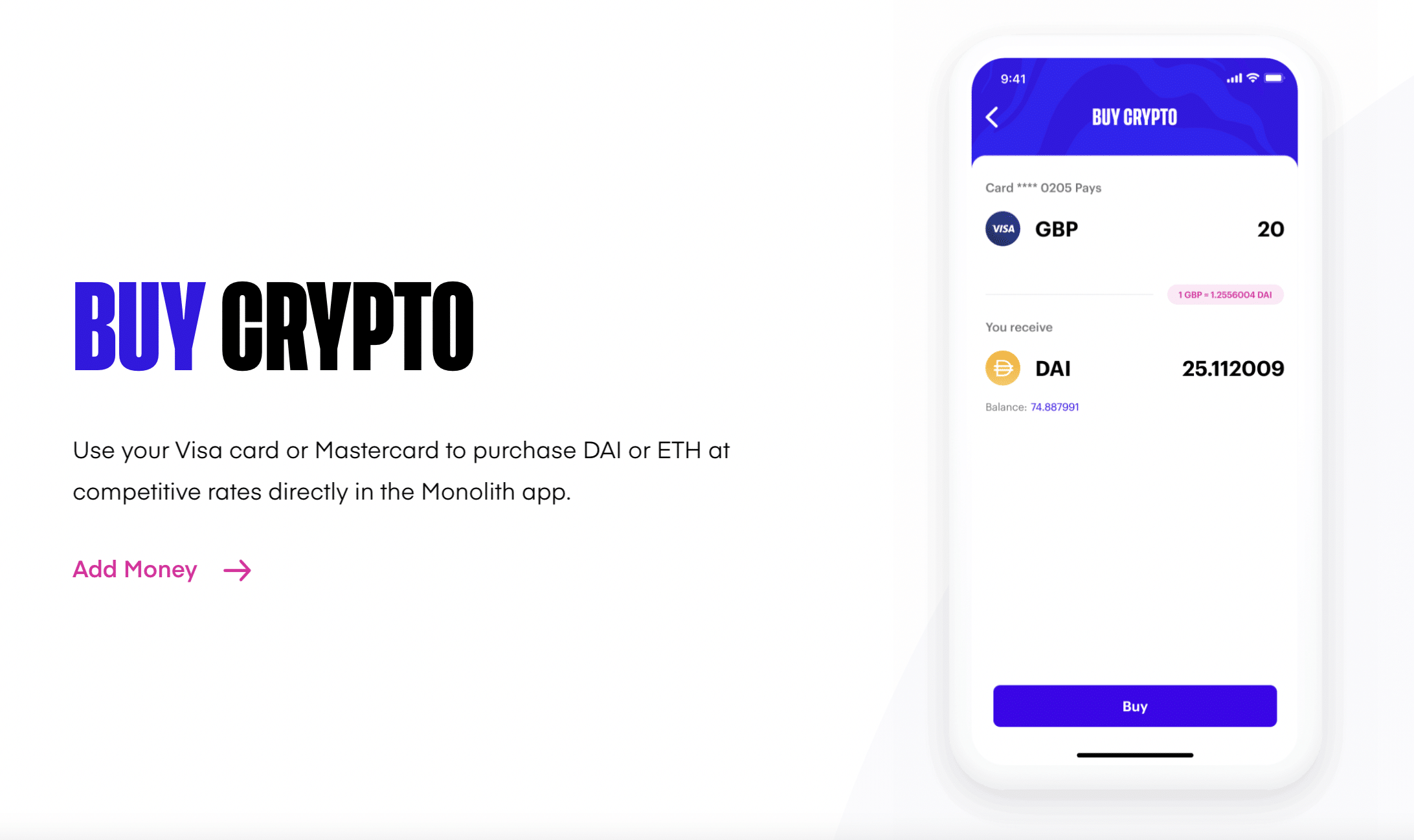 monolith debit card