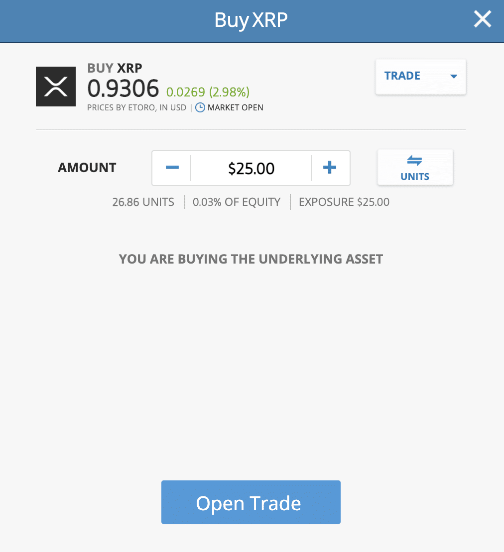 buy xrp at etoro