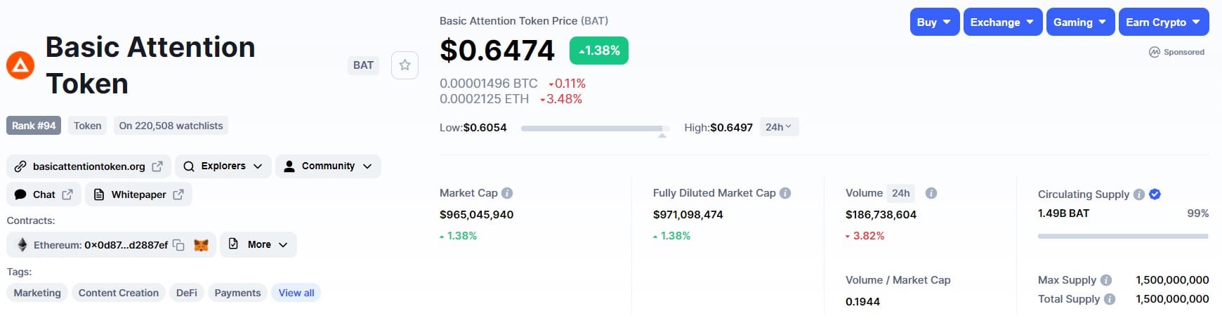 invest in basic attention token etoro