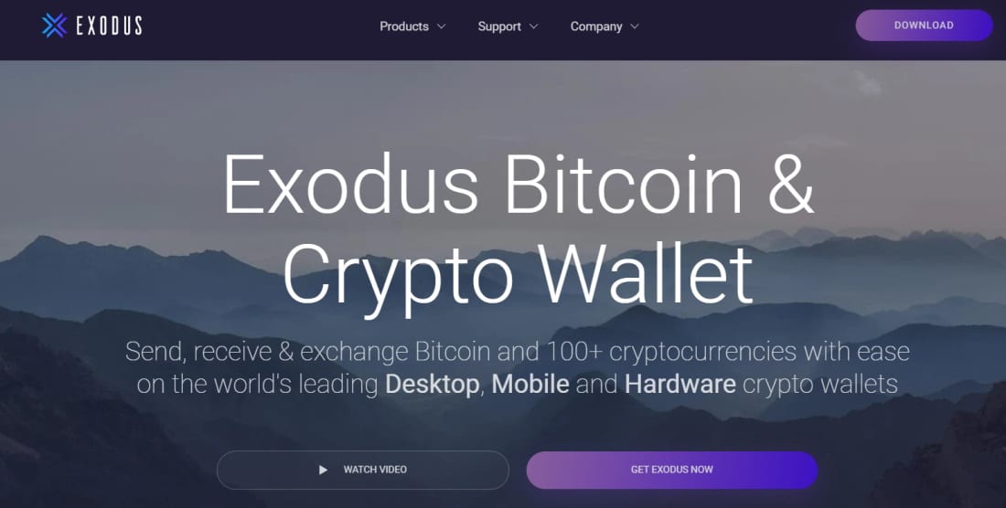 One of the best Bitcoin wallets - Exodus Bitcoin wallet