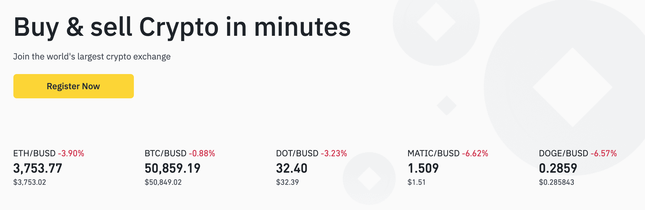 binance coin investment