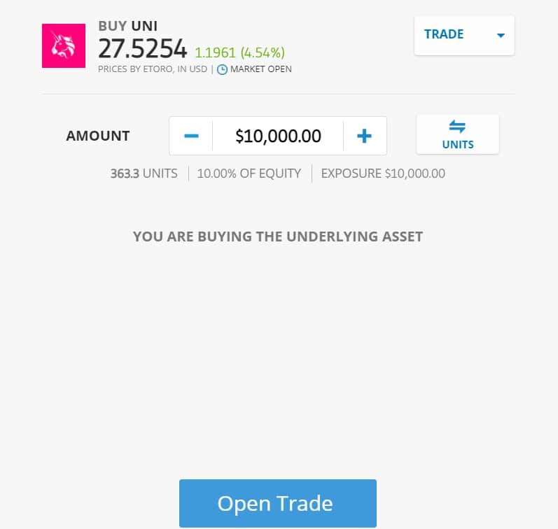 uniswap order page