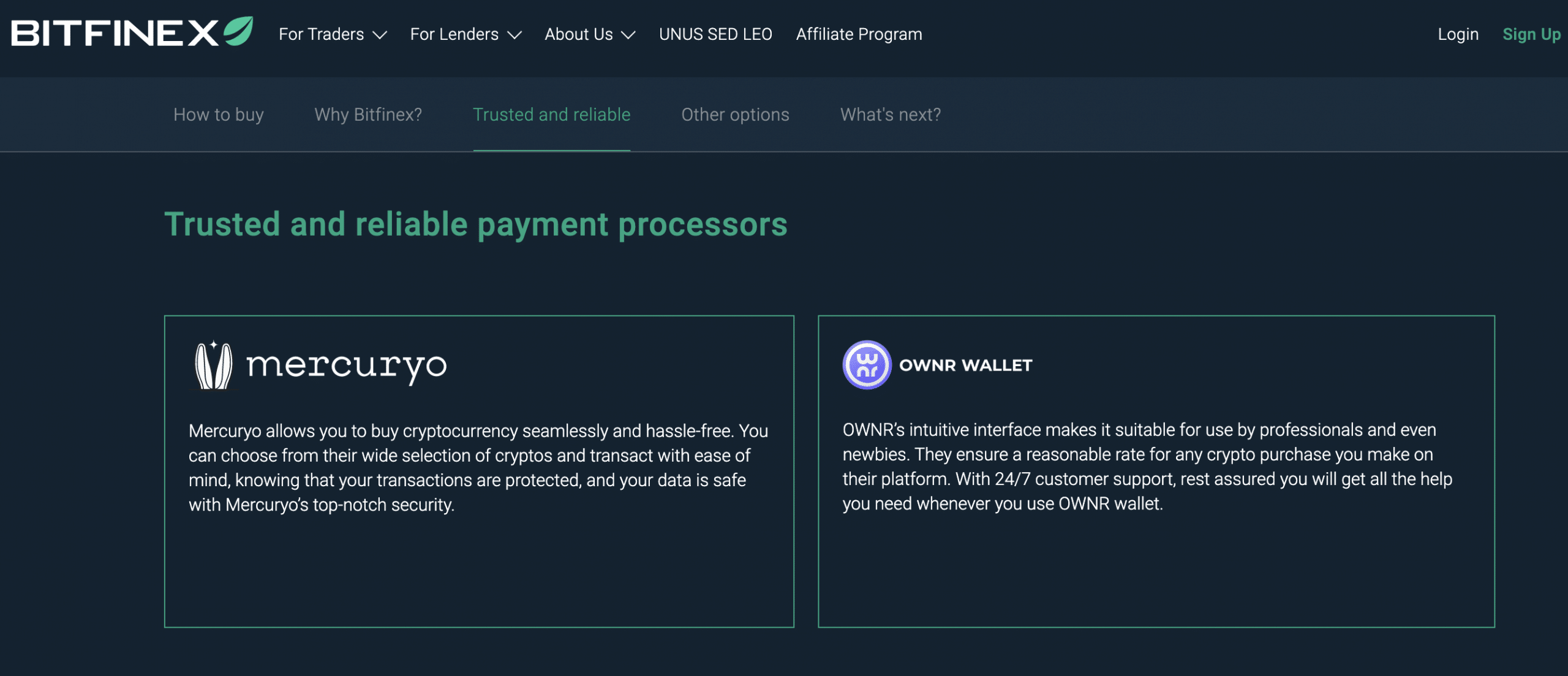 Bitfinex Review
