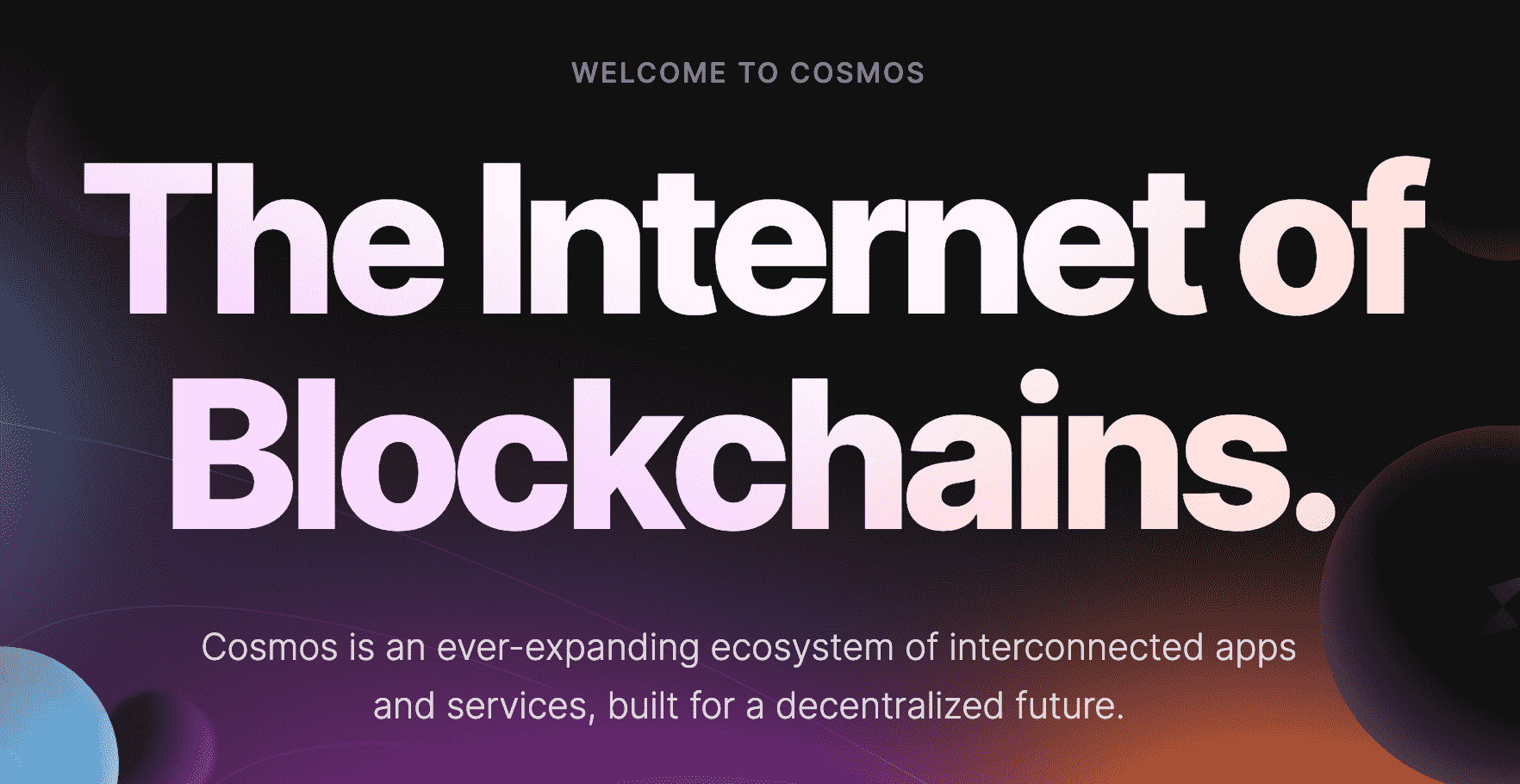 COSMOS ecosystem