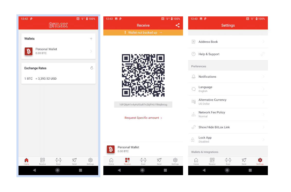 BitLox mobile app