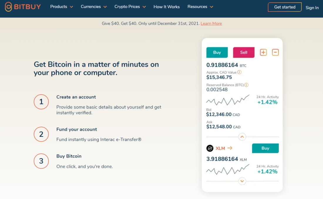 Buy Bitcoin Canada - Bitbuy leading crypto exchange in Canada