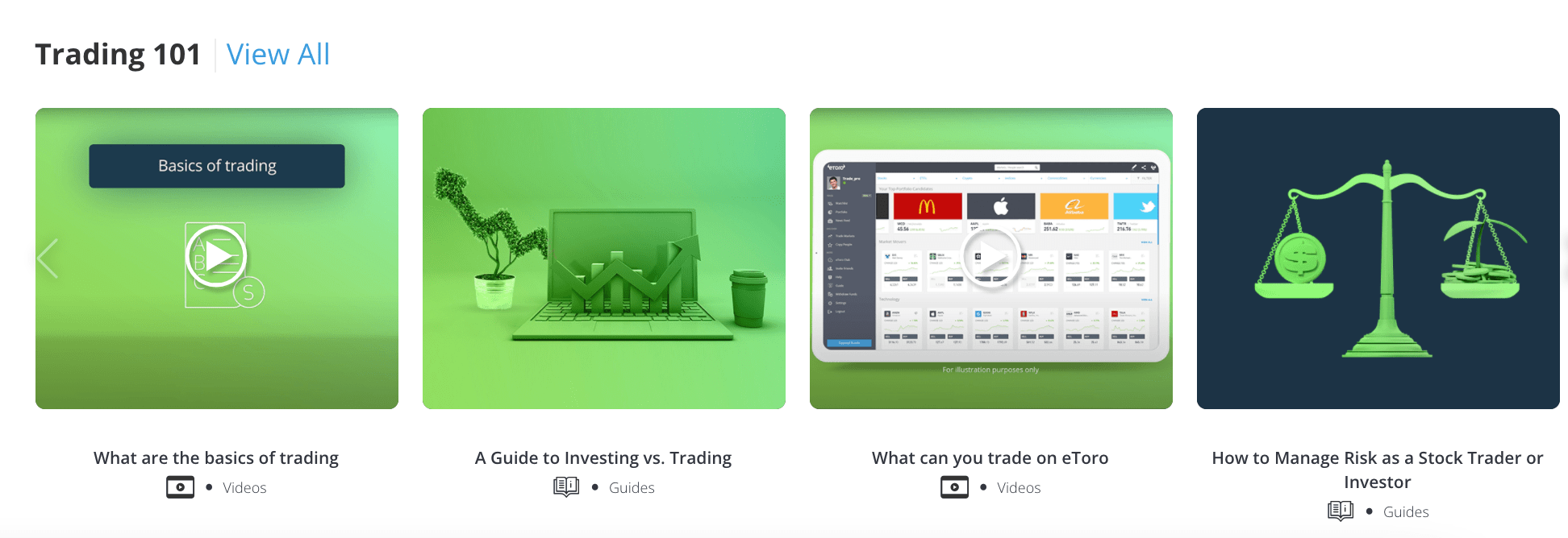 etoro educational materials