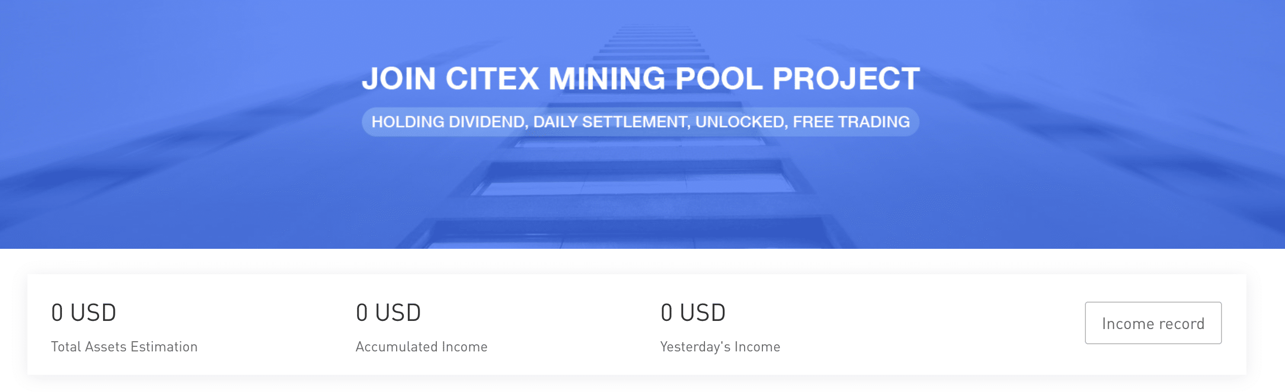 CITEX mining pool