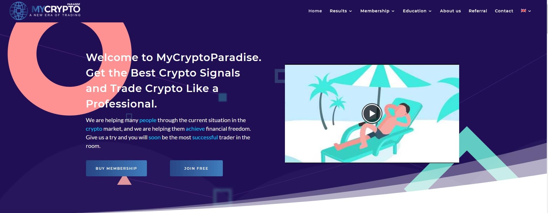 mycryptoparadise homepage