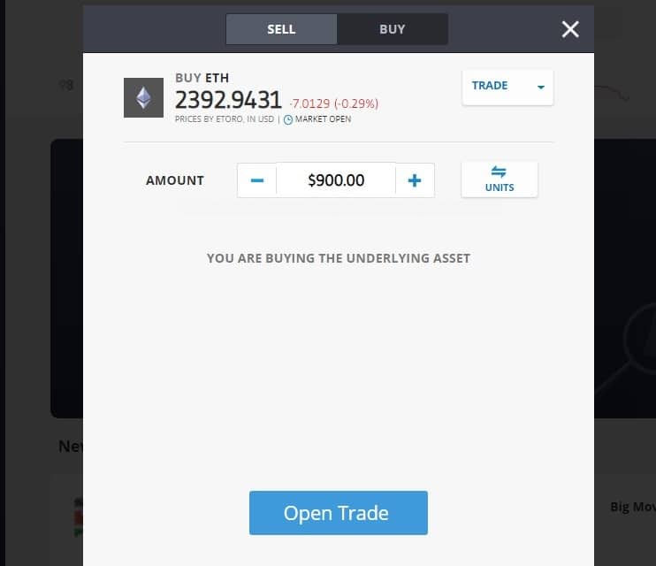 Buy NFTs on eToro