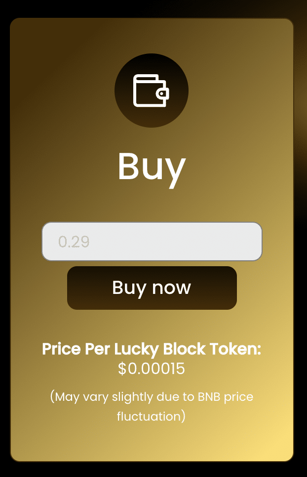 buy lucky block coin