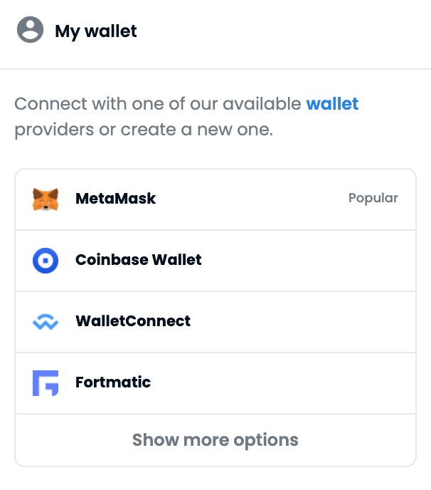 crypto wallet connect