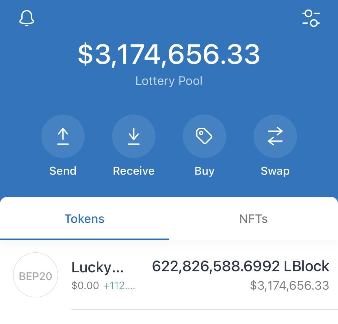 lucky block lottery pool 10 feb 2022