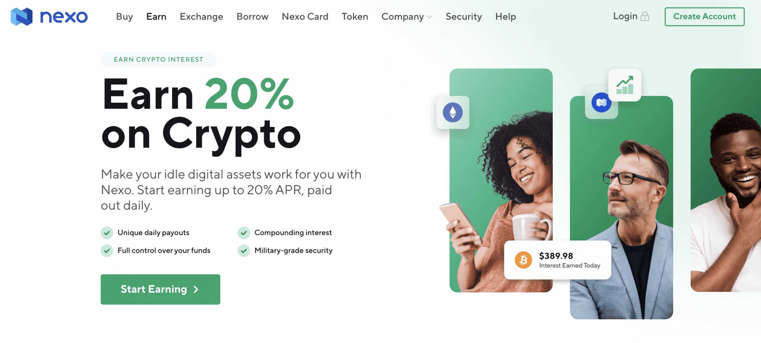 Nexo best crypto interest accounts