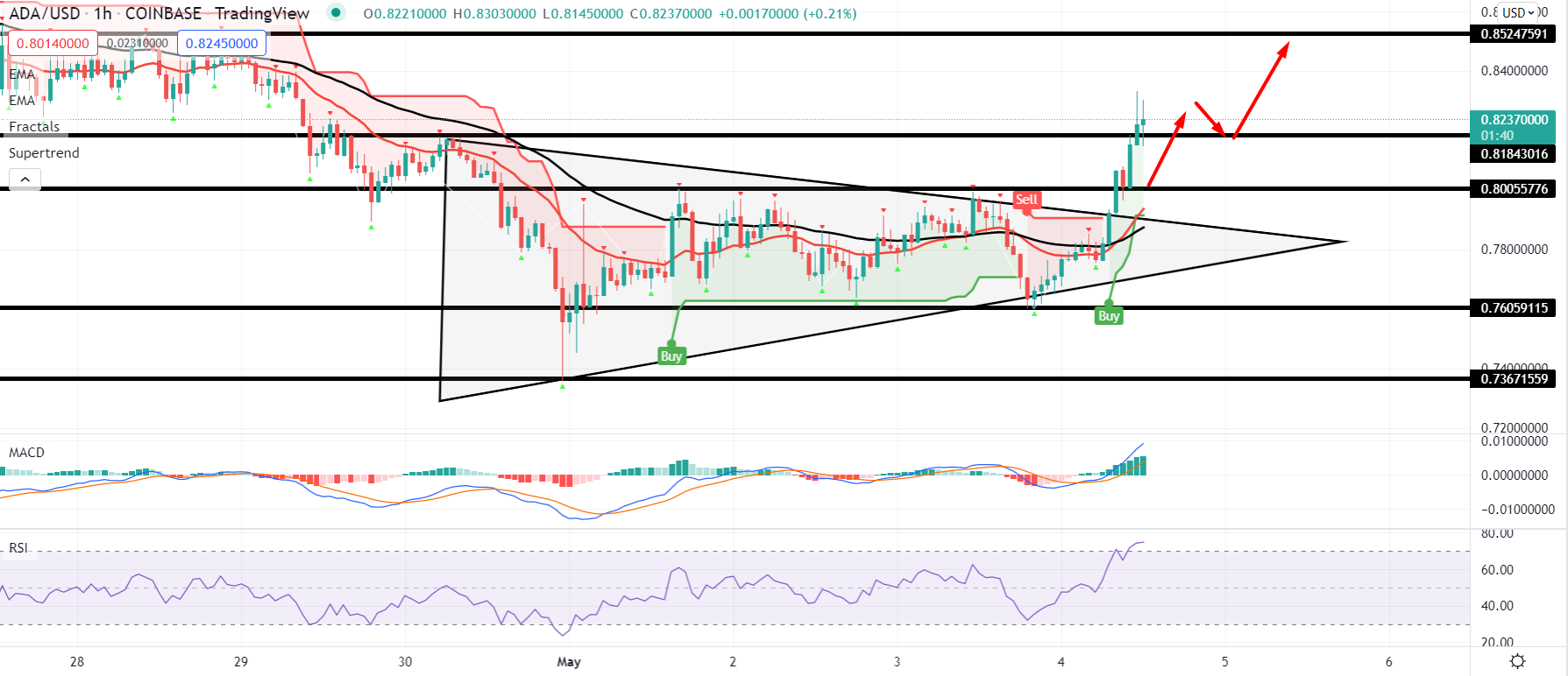 Cardano Daily Chart