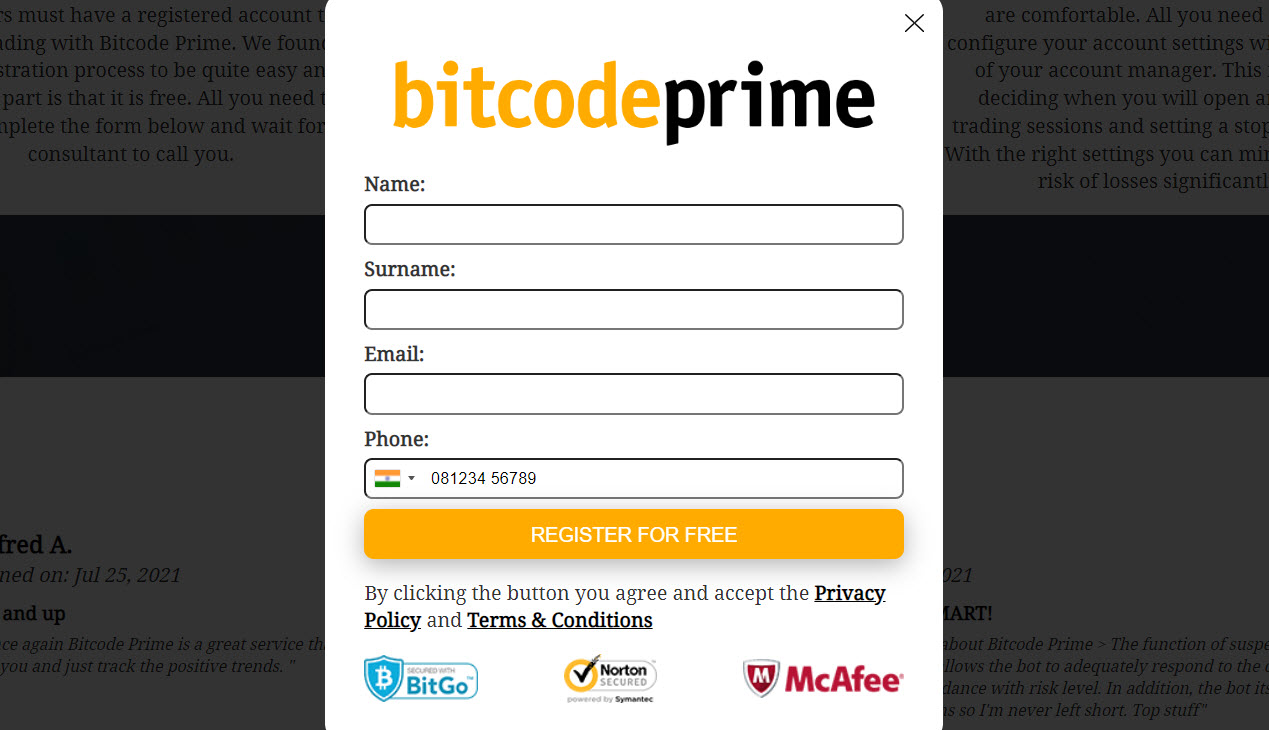 Bitcode Prime