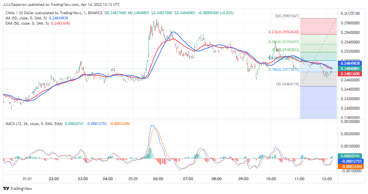 CHZ Price Chart