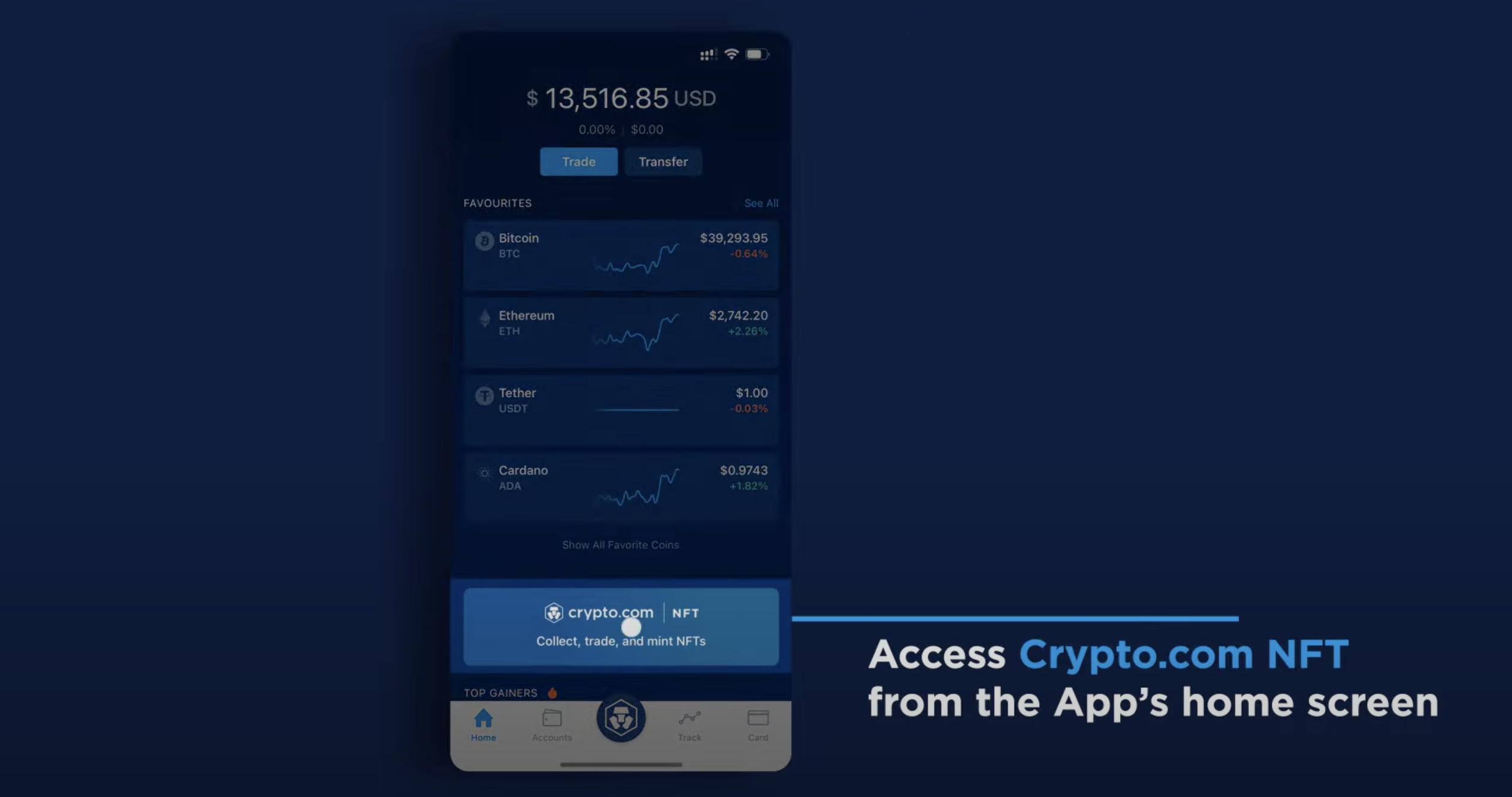 Crypto.com NFT app