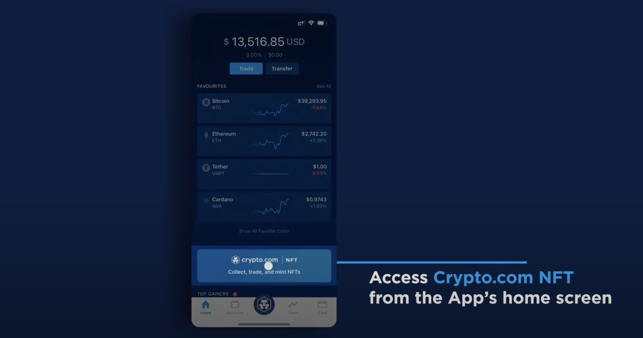 can you buy nfts on crypto.com app