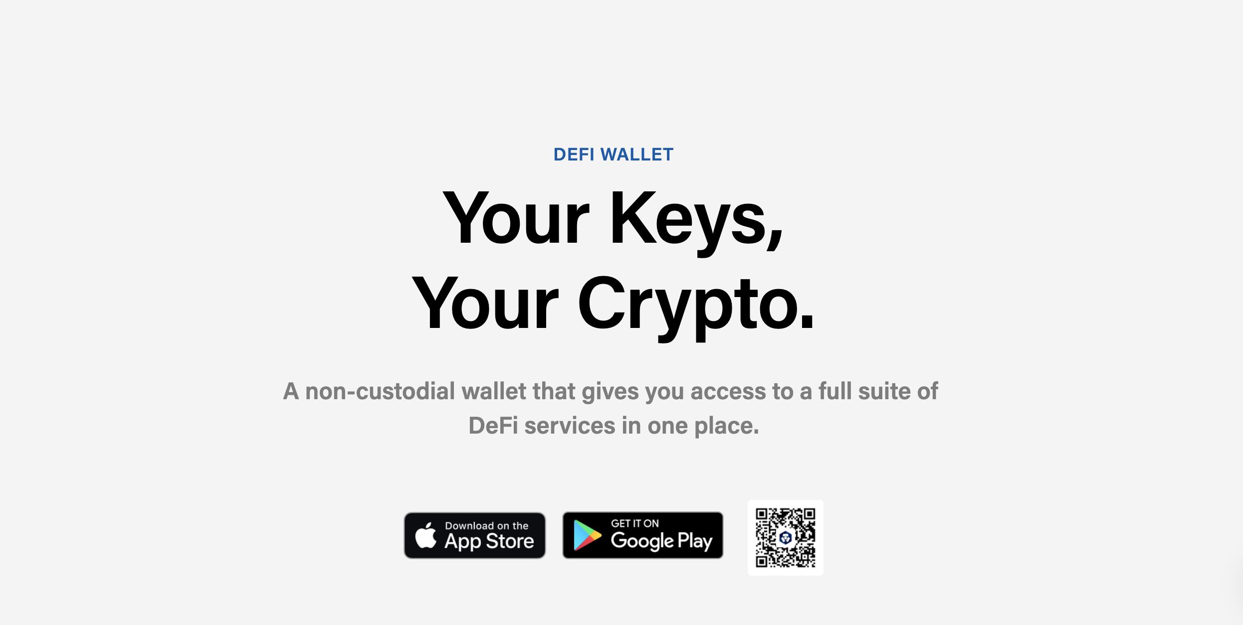 Crypto.com DeFi wallet