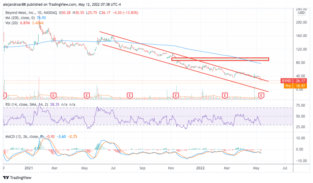 beyond meat stock