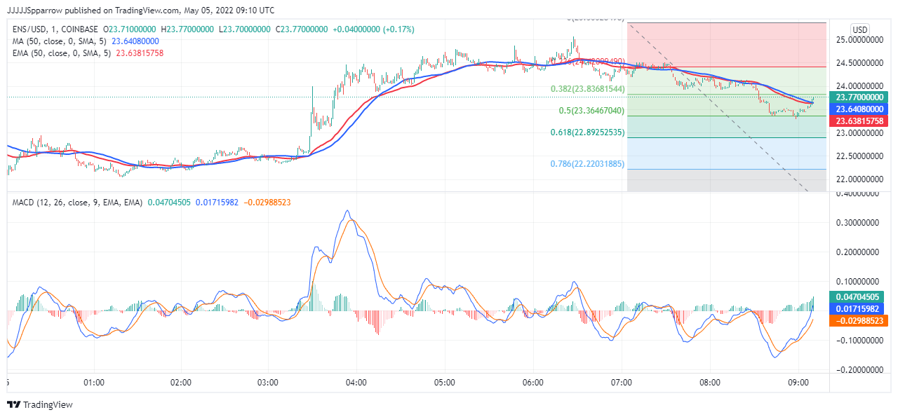 ENS Price Chart
