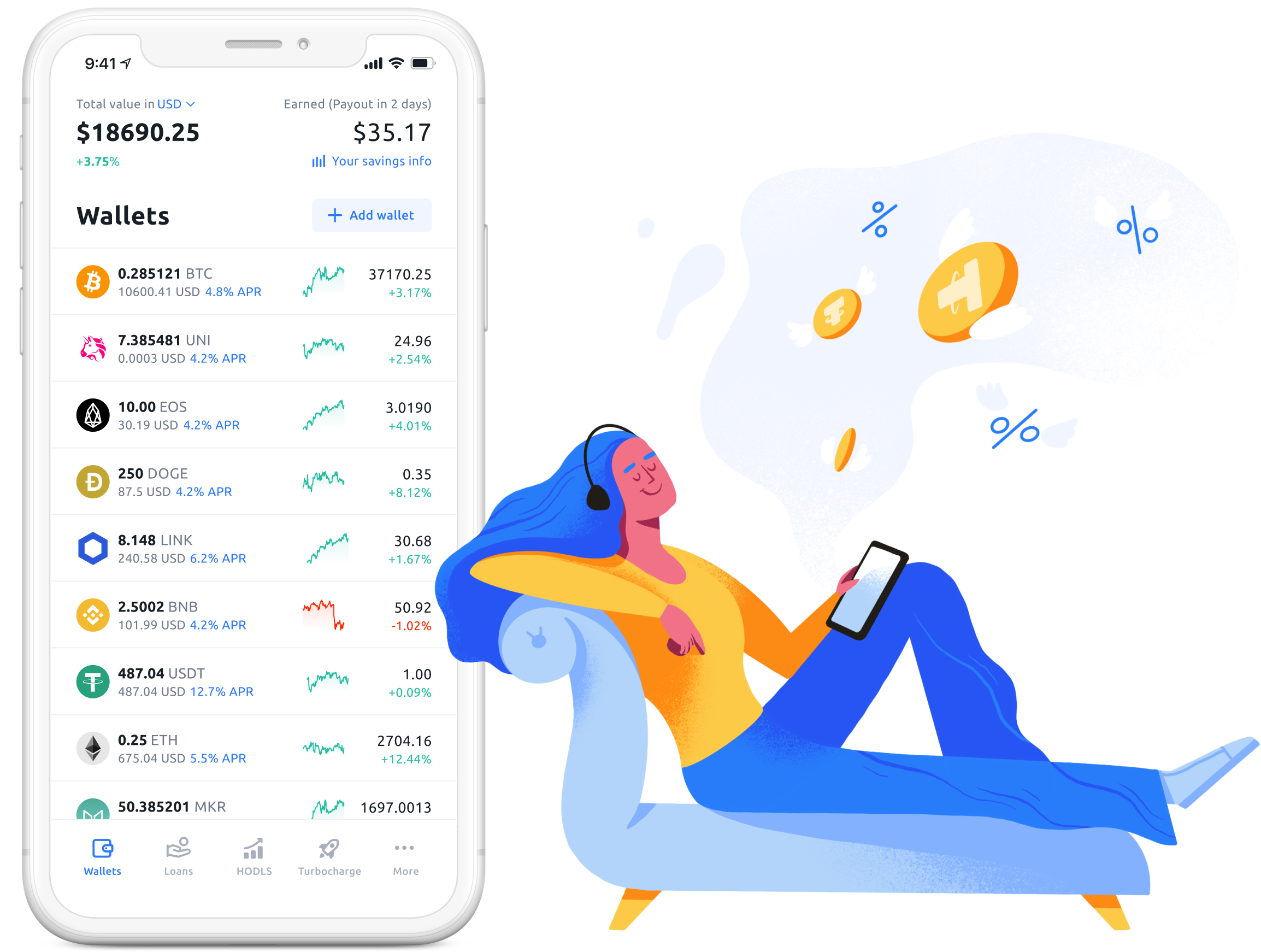 YoiHodler crypto savings accounts