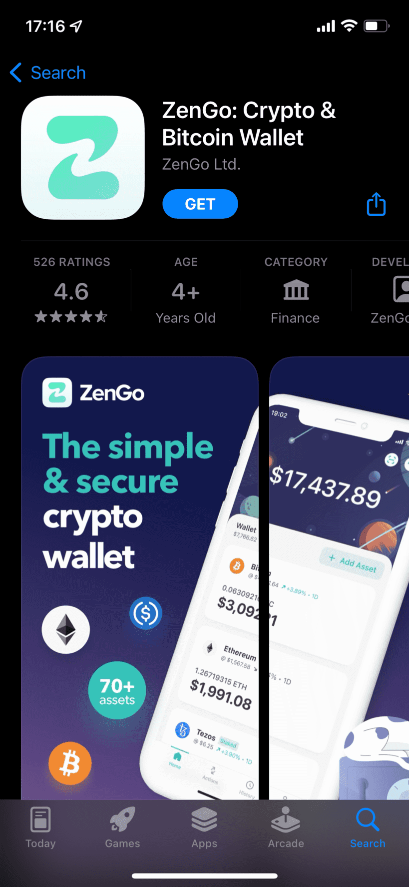 ZenGo app