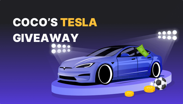 Join Coco’s Carnival Now and Win Up To $2,100,000 or a TESLA - 2
