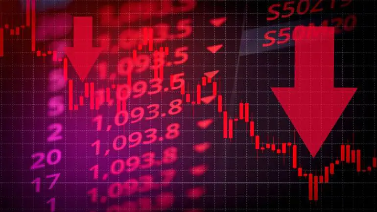 Stocks plunge, and treasury yields gain on the last trading day of 2022