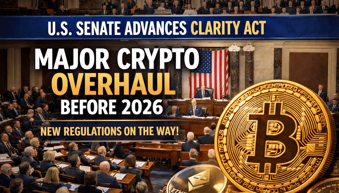 US Senate Speeds Up CLARITY Act, Signaling Major Crypto Overhaul Before 2026